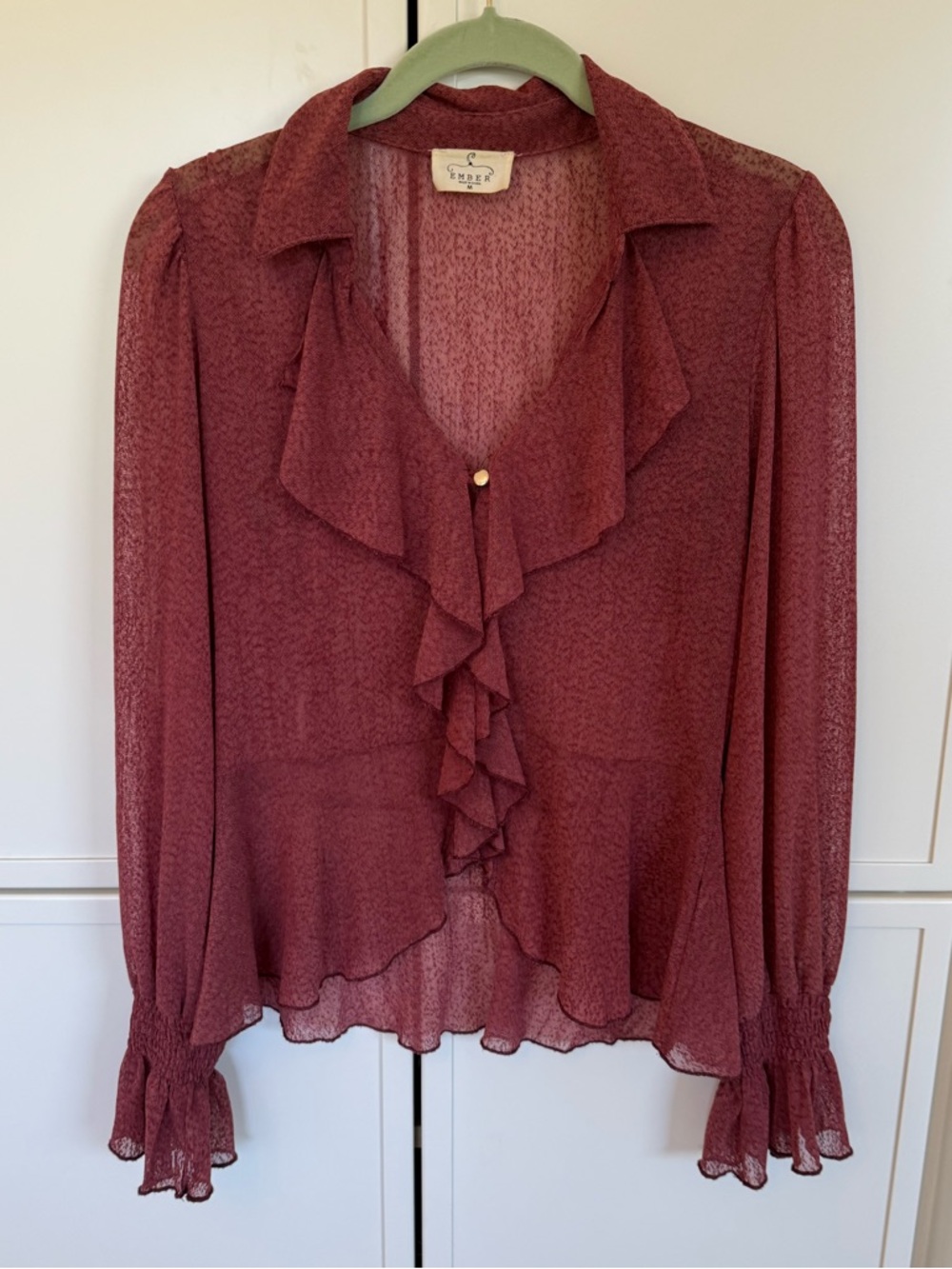 Ember Sheer Blouse